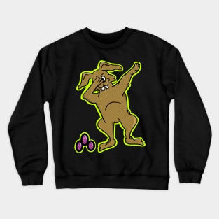 Easter Bunny Dabbing Crewneck Sweatshirt